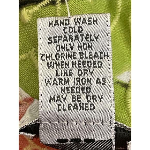 Chico's Womens Lucetta Jacket SZ 3 XL Linen Orange Yellow Fall Autumn Floral NWT - Picture 16 of 16